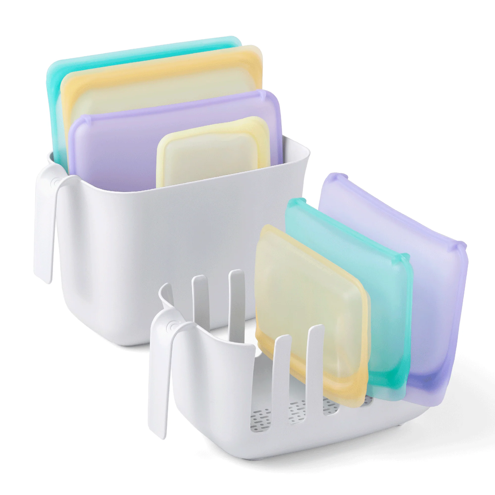Bag Drying Rack and Bin Set