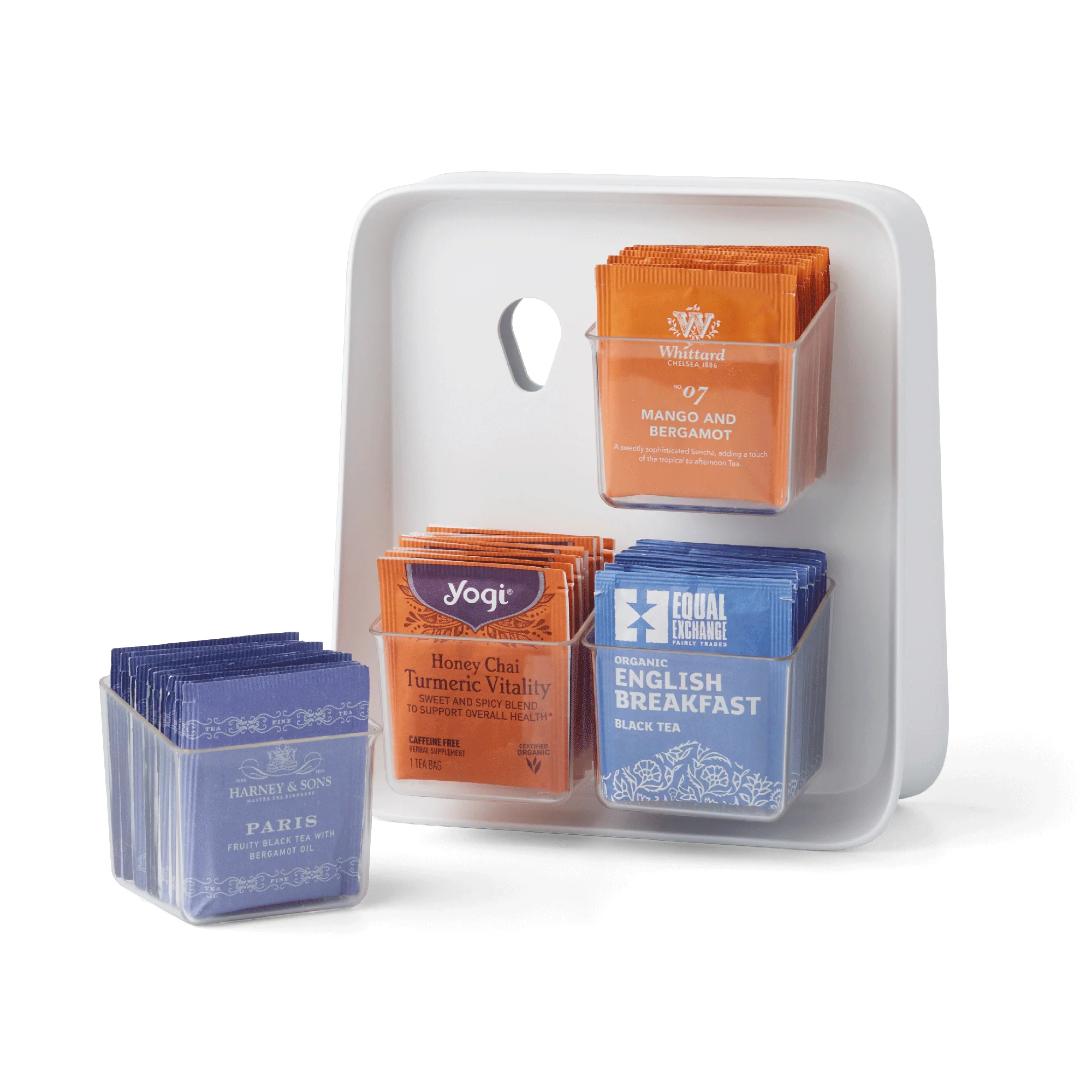 80 Tea Bag Organizer Caddy