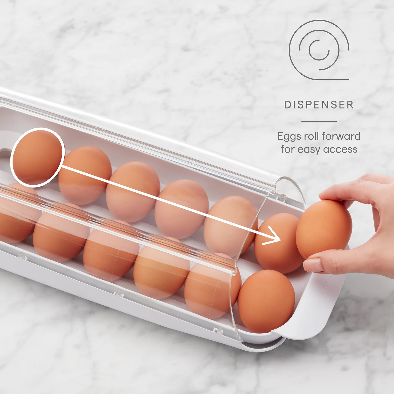 Rolling Egg Holder