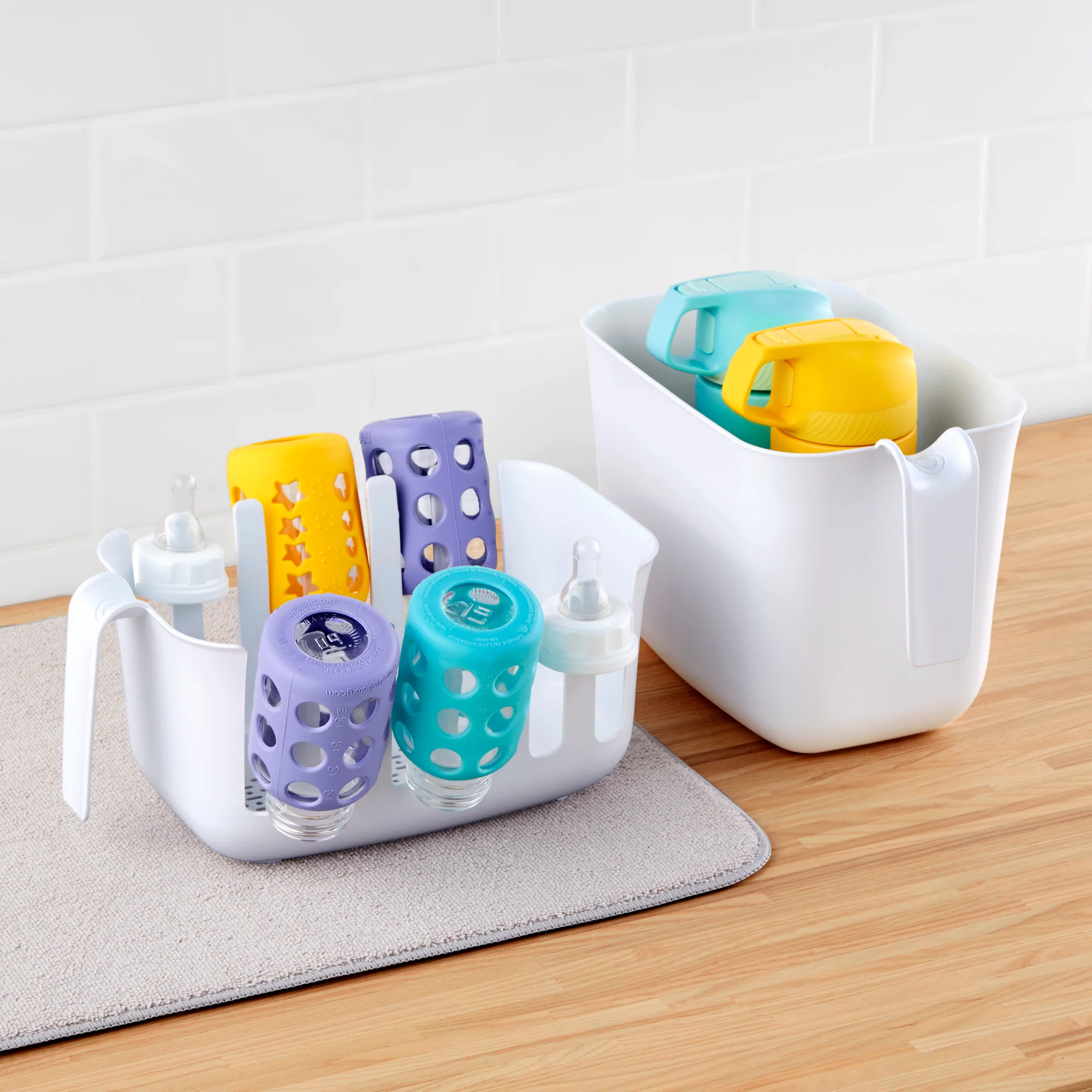 Bag Drying Rack and Bin Set