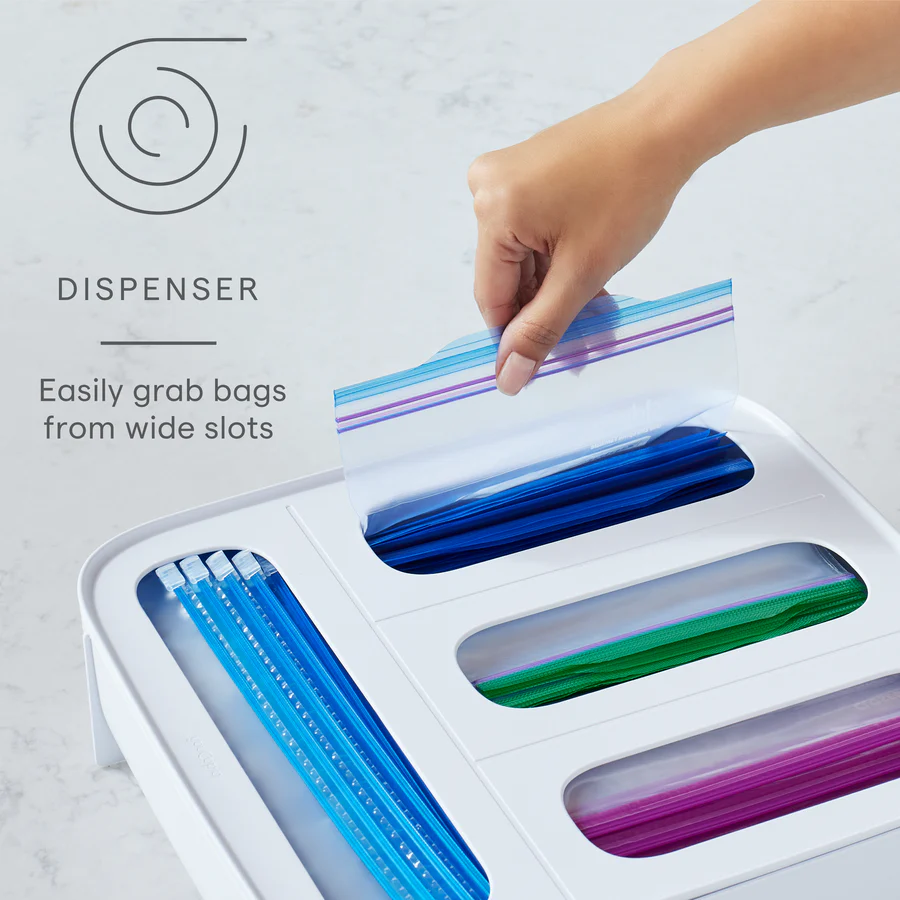 Food Bag Dispenser, 4 Slot Large