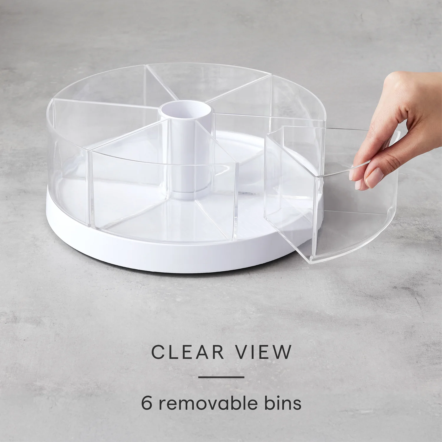 Turntable with 6 Bins