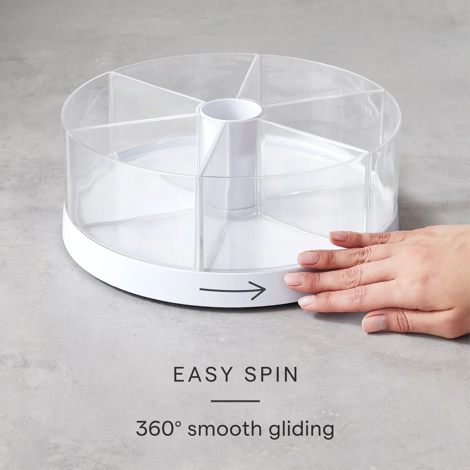 Turntable with 6 Bins