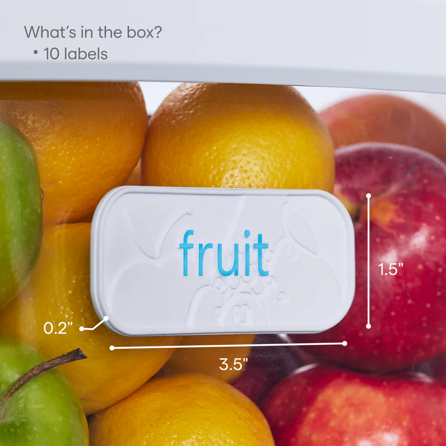 3D Fridge Labels, 10-Piece Set