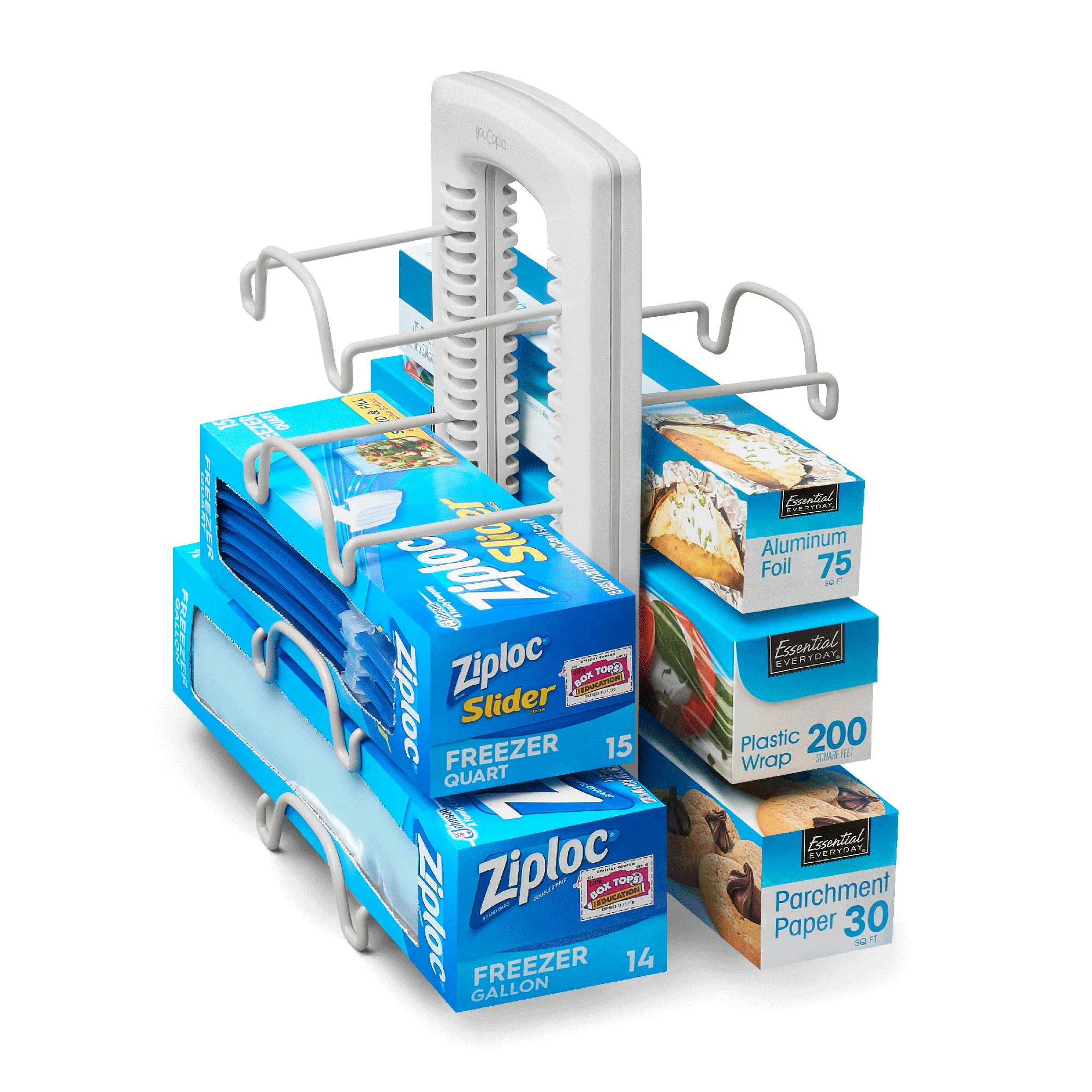 Kitchen Wrap Foil and Bag Caddy